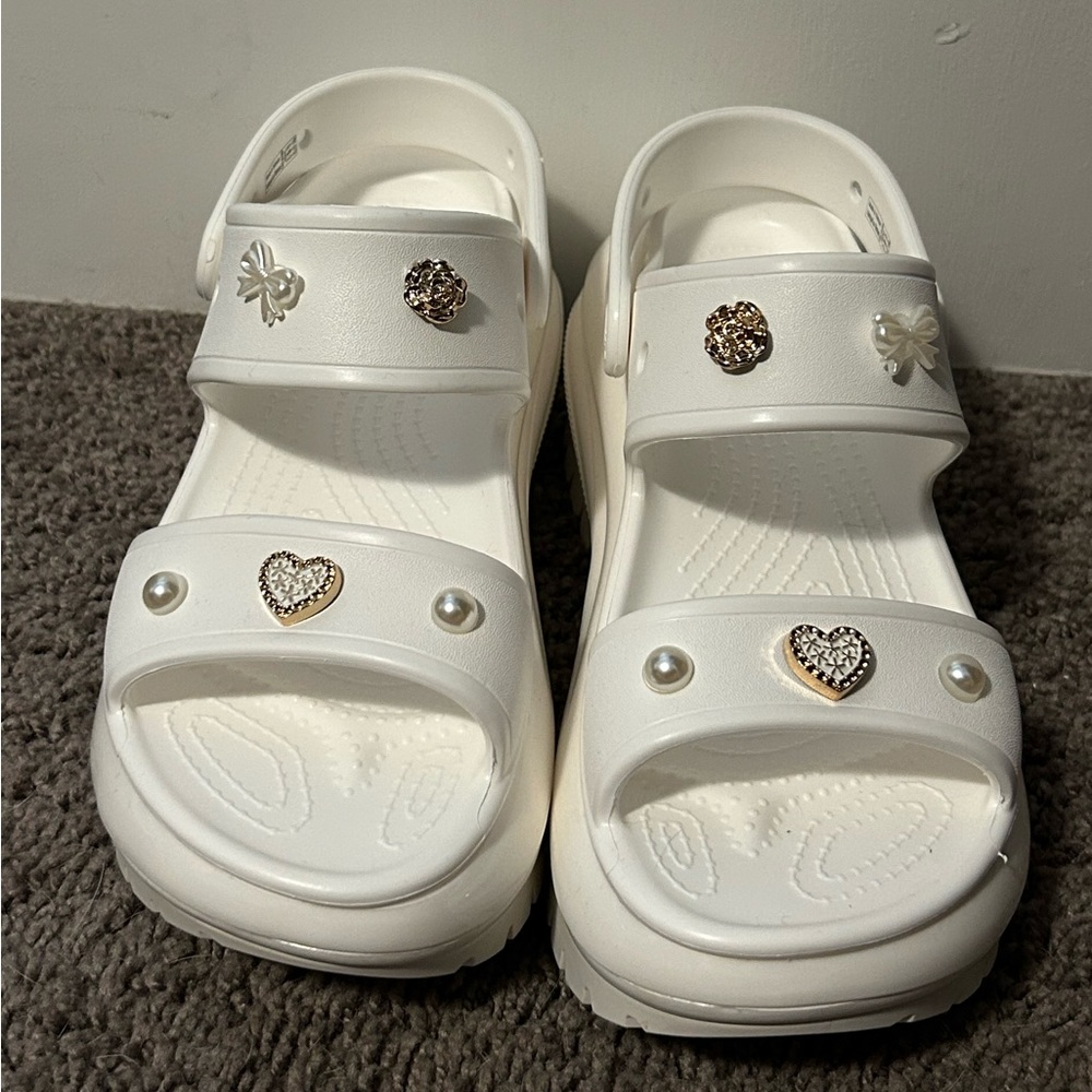 Crocs Mega Crush Sandals with Charms